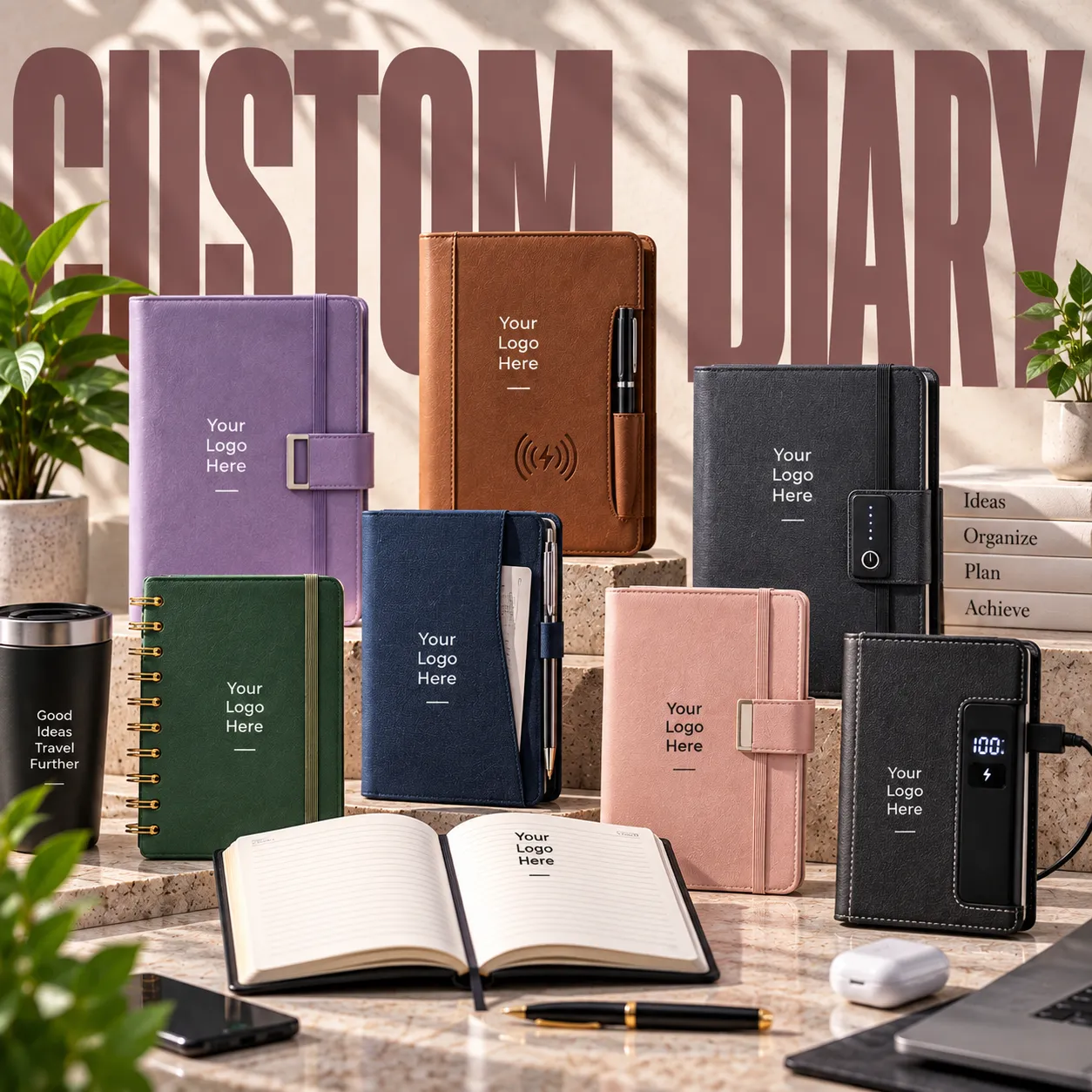 Executive hardcover: Premium product presentation