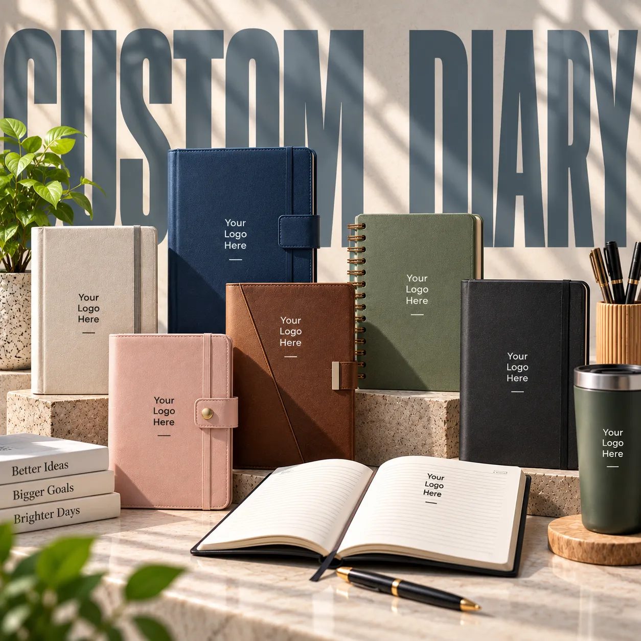 Custom-built diary: Custom product collection
