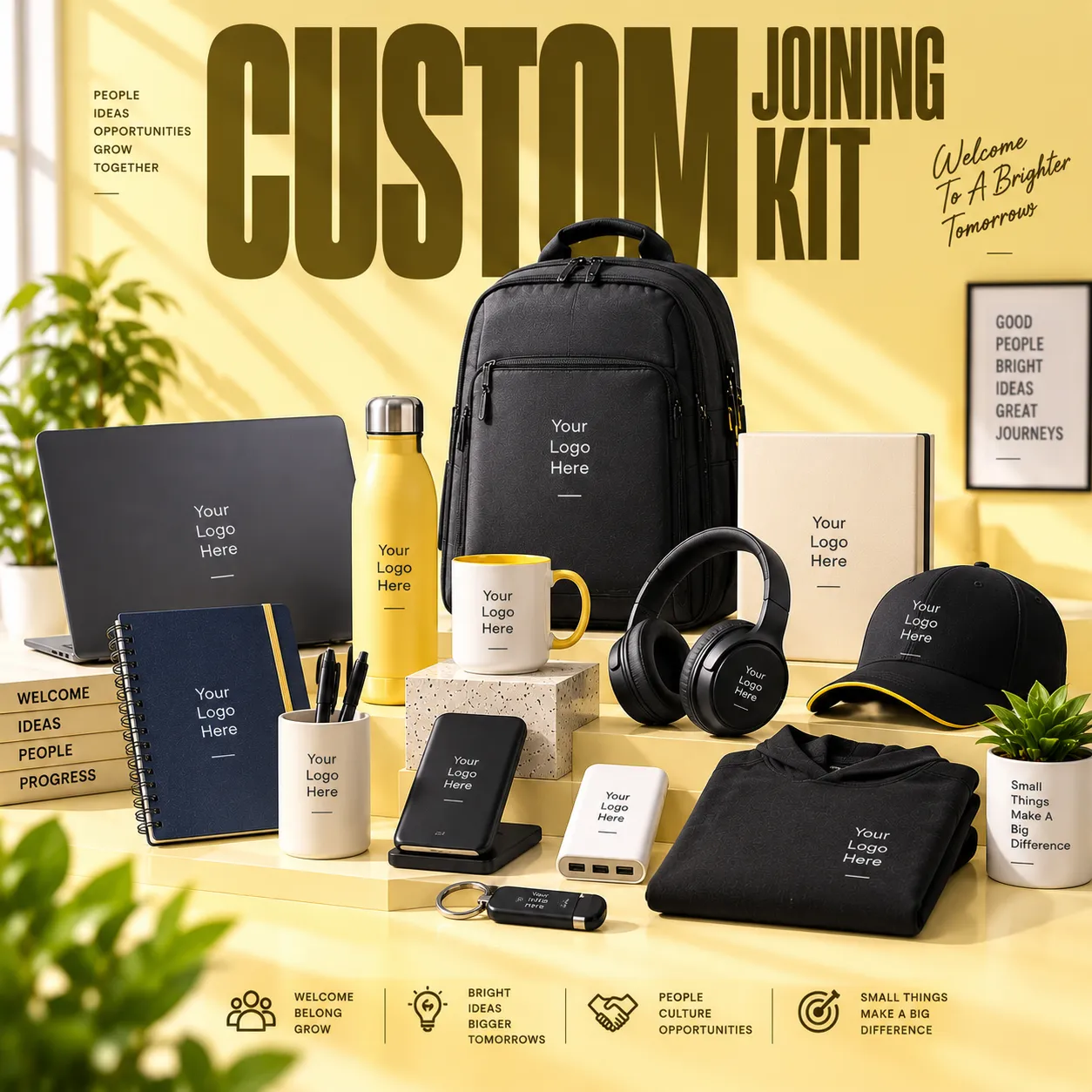 Everyday onboarding kit: Detailed joining kit presentation