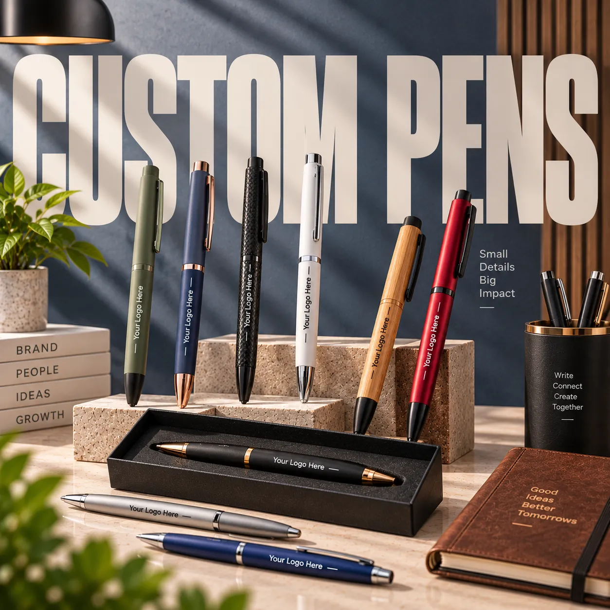 Everyday branded pen: Detailed pen presentation