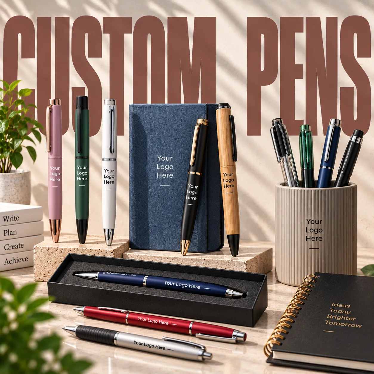 Reference-sourced pen: Custom pen presentation