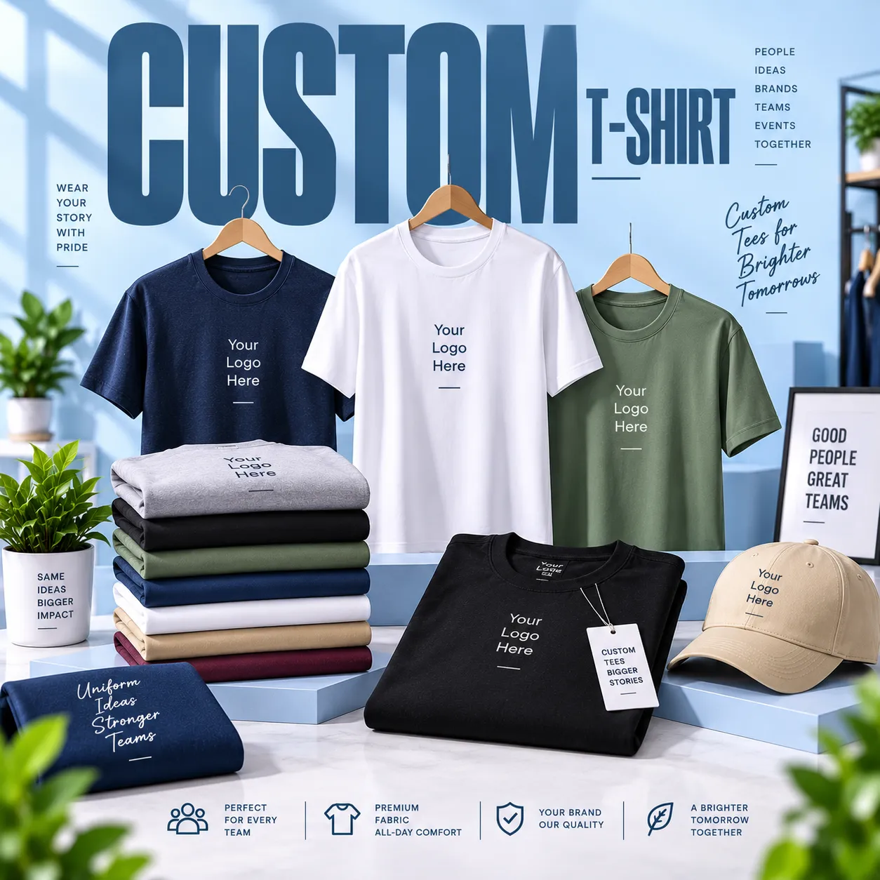 Event & team T-shirt: Detailed T-shirt presentation